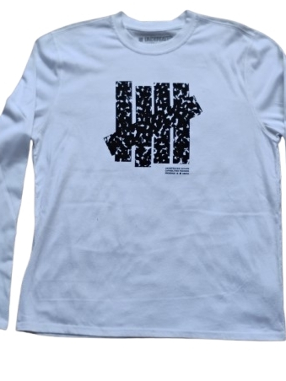 NEW UNDEFEATED White Long Sleeve Graphic Tee Size M